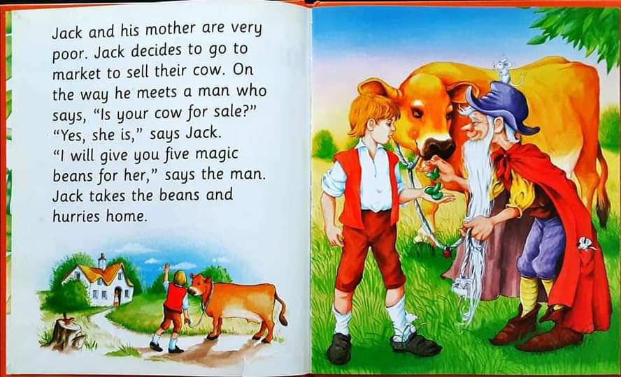 หนังสือนิทานปกแข็ง** 🍅🍓JACK AND THE BEANSTALK