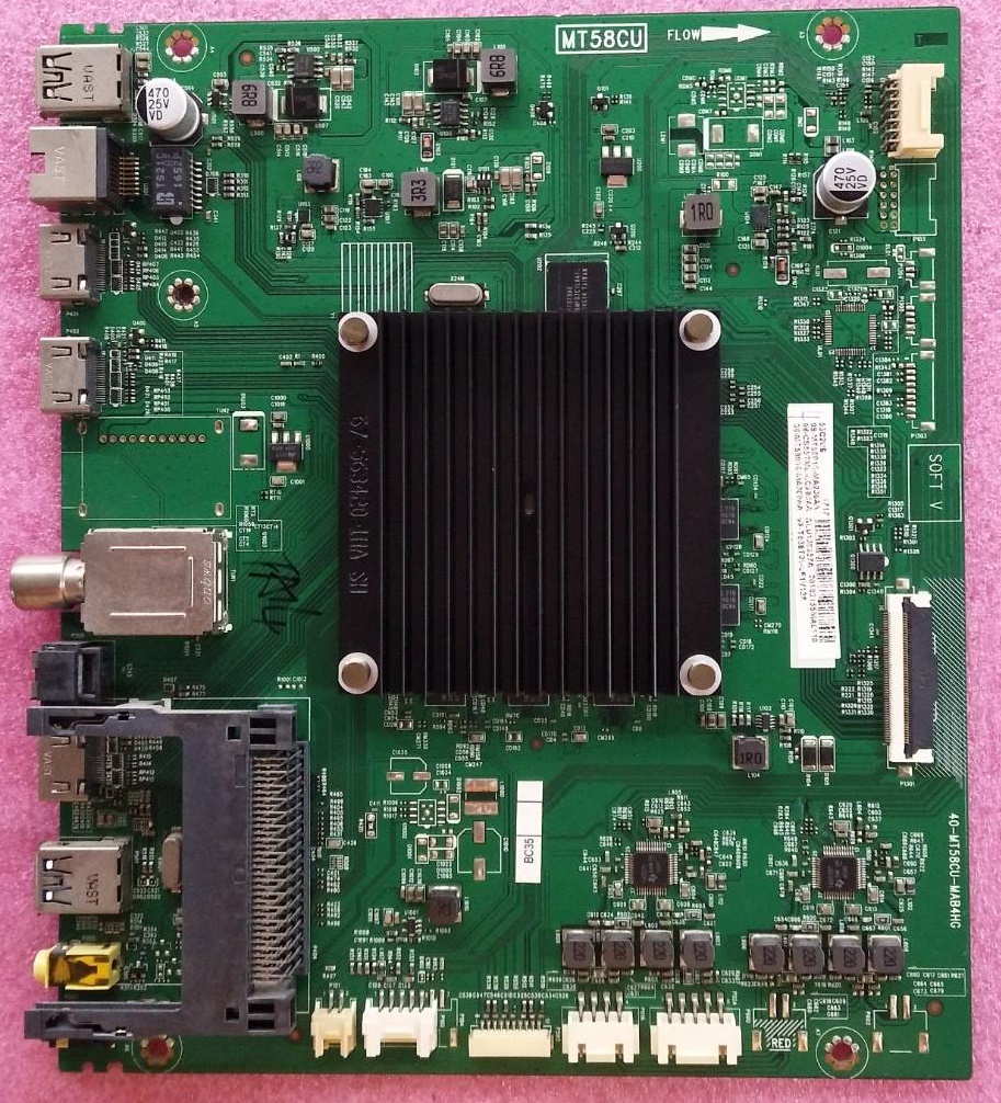 เมนบอร์ดทีวี ทีซีแอล TCL ของแท้ถอดจากเครื่อง รุ่นLED55C2US พาร์ท 40-MT58CU-MAB4HG