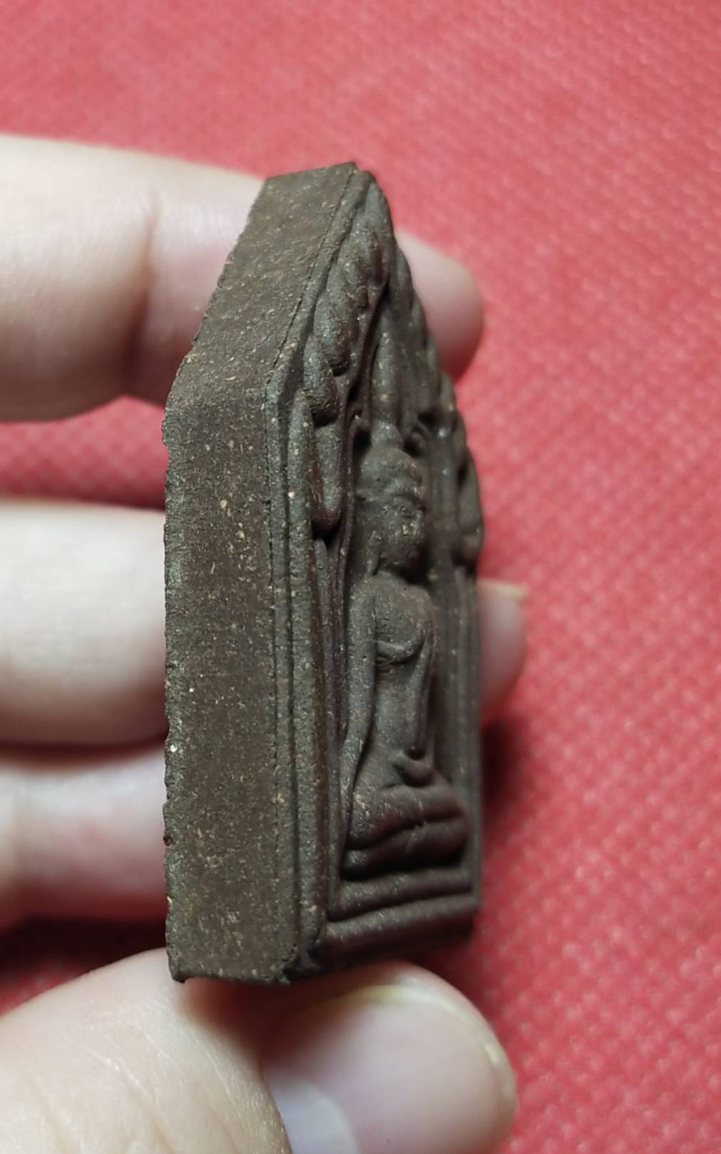 พระขุนแผน รุ่น 3 (ไข่หลง) ปี 2548 (รุ่นประสบการณ์) หลวงพ่อสมนึก วัดหรงบน จ.นครศรีธรรมราช (พิมพ์เล็ก) (เกจิผู้มีพลังจิตสูง มากด้วยเมตตา บารมี)