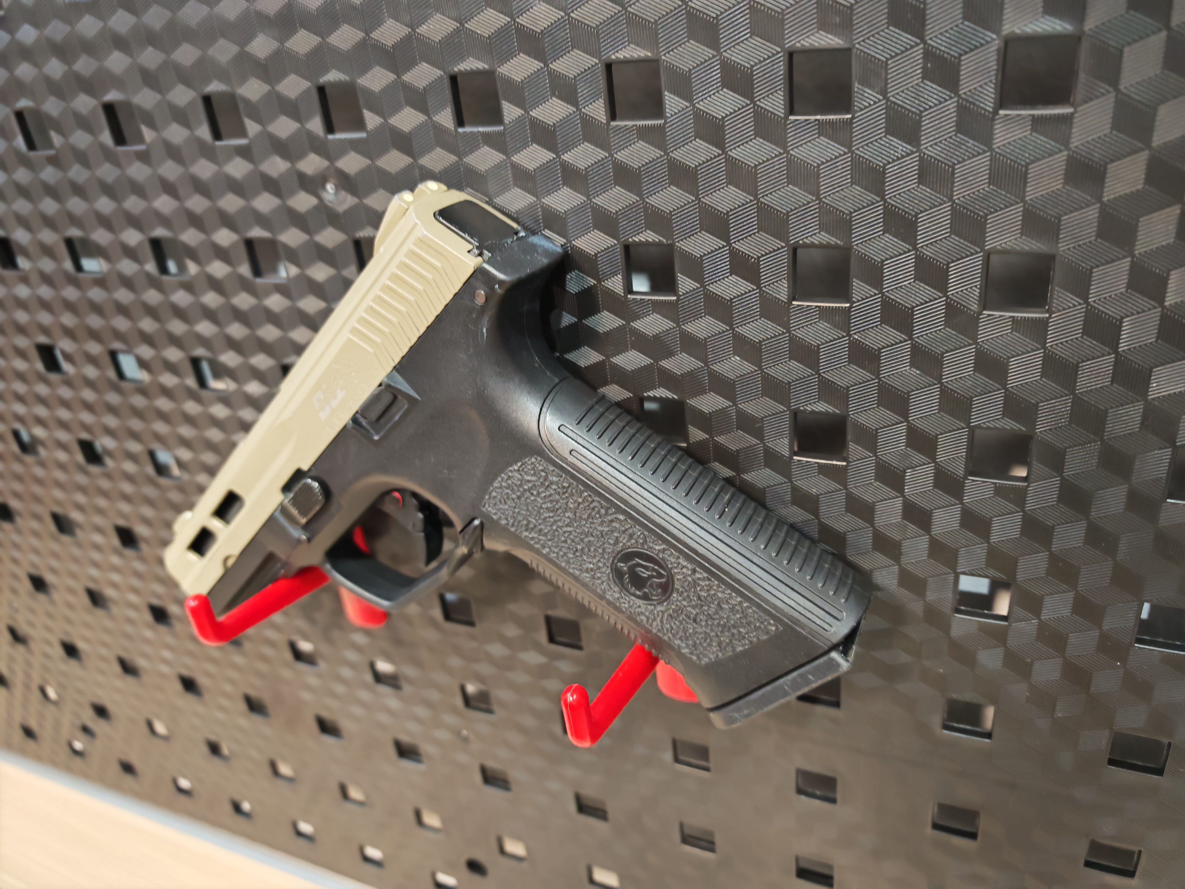 ICS BLE-006-SD4 XAE GAS PISTOL TWO-TONE Revo Valve System GBB ไต้หวัน BB Gun บีบีกัน แบบแก๊ส ปืนอัดลม มือสอง Airsoft Gun