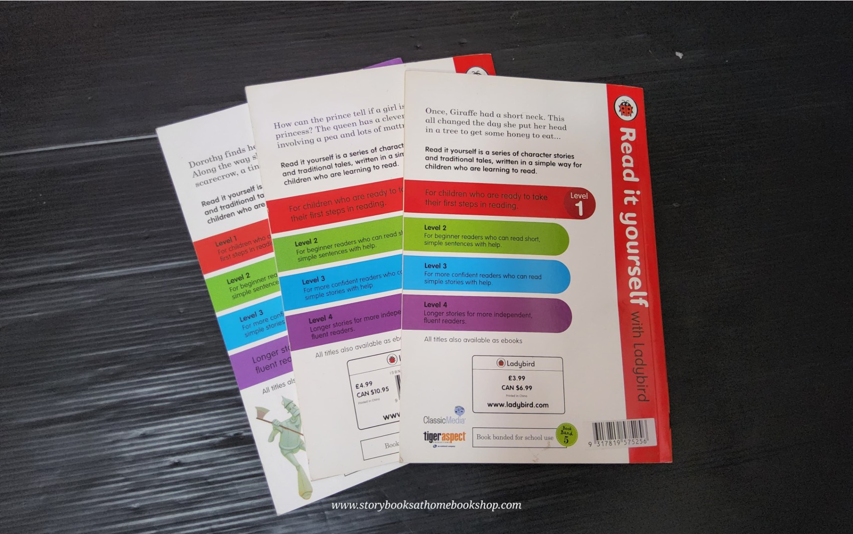 หนังสือนิทานปกอ่อน** 🍅🍓READ IT YOURSELF WITH LADYBIRD LEVEL 1,4 (3BOOKS)