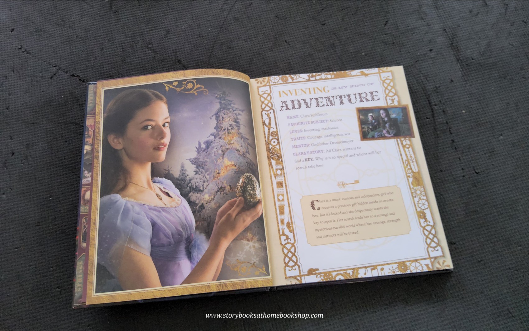 หนังสือปกแข็ง** 🍅🍓DISNEY THE NUTCRACKER AND THE FOUE REALMS UNLOCK YOUR DREAMS