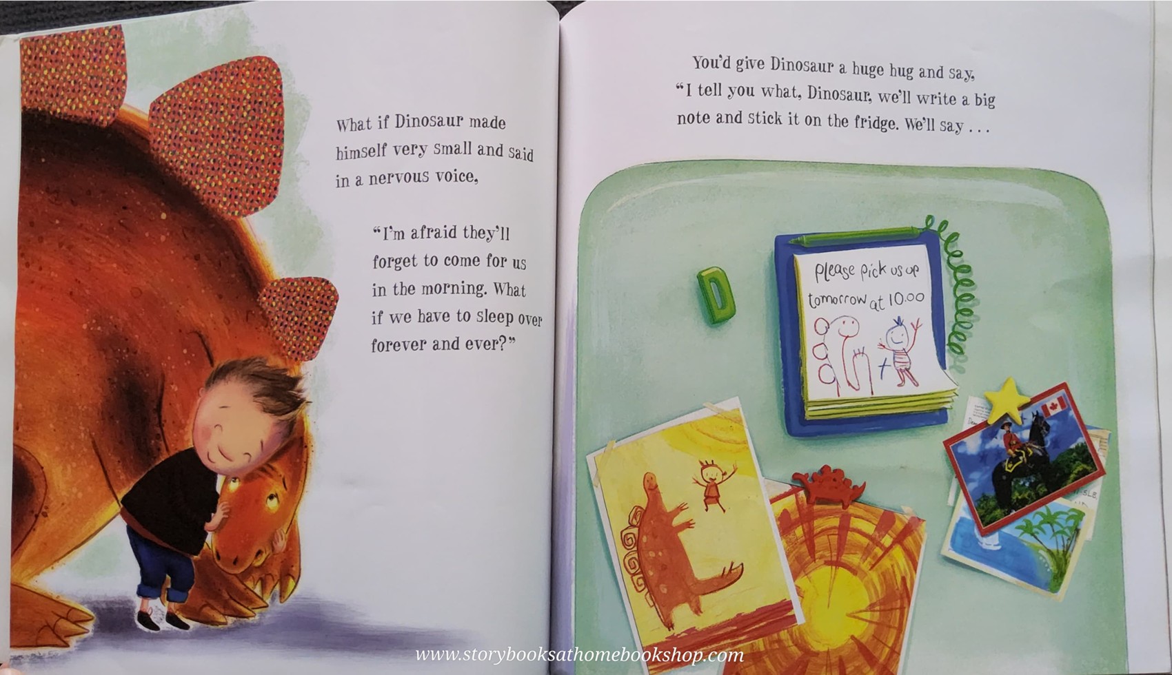 หนังสือนิทานปกอ่อน** 🍅🍓DINOSAURS SLEEPOVER