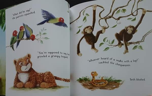 หนังสือนิทานปกอ่อน ** 🍅🍓 THE SNAKE WHO SAID Shhh