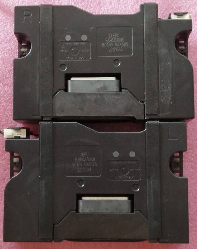 ลำโพงทีวี แอลจี LG ของแท้ถอดจากเครื่อง รุ่น55UQ7500PSF.ATMFLJD พาร์ทEAD64370909 EAD64370910