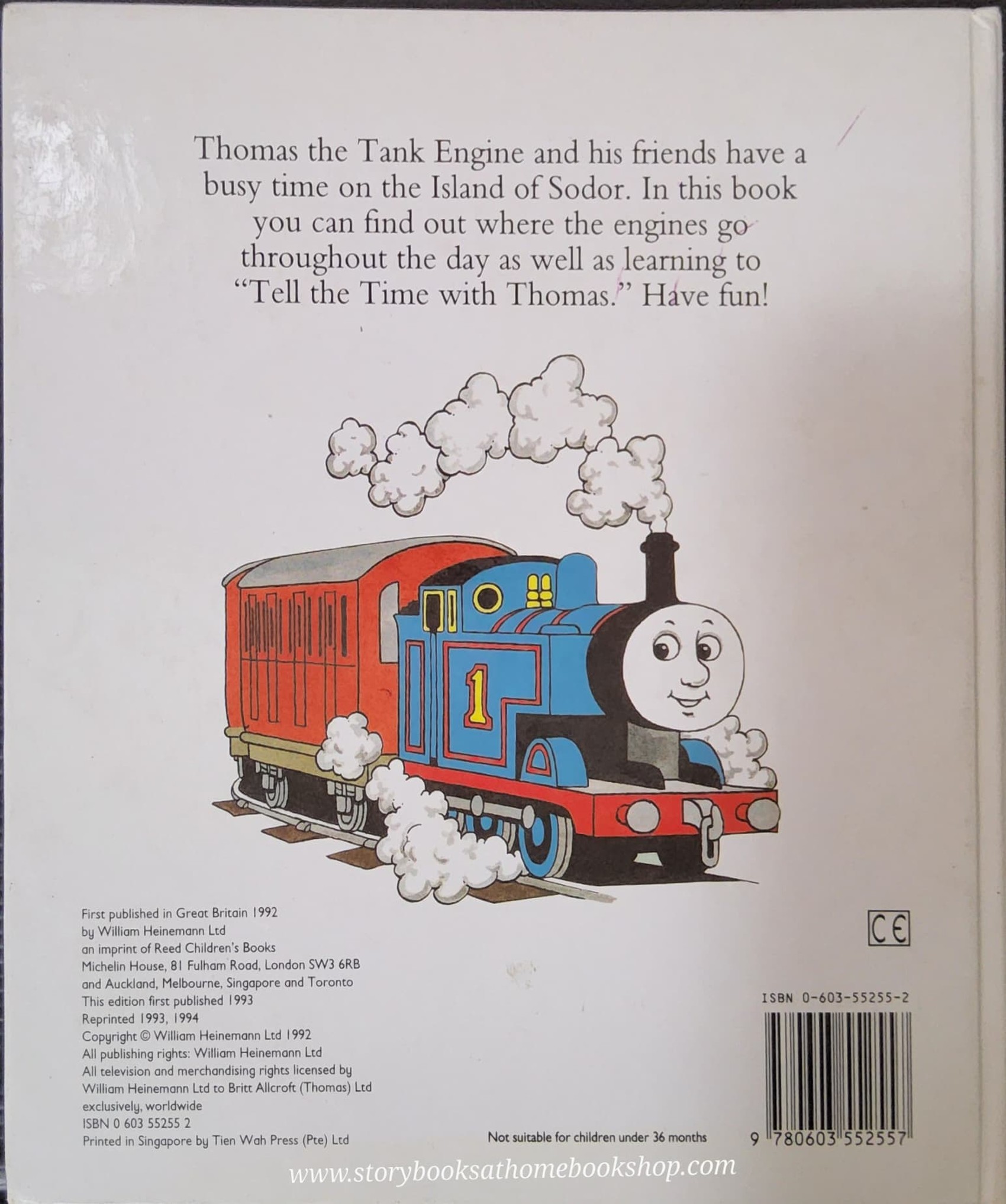 หนังสือนิทานปกแข็ง** 🍅🍅TELL THE TIME WITH THOMAS