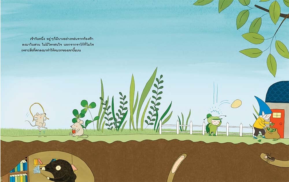 (หนังสือใหม่) เมล็ดประหลาดในสวนของจาโก้ (ปกแข็ง) คำนิยมโดยนายแพทย์ประเสริฐ ผลิตผลการพิมพ์