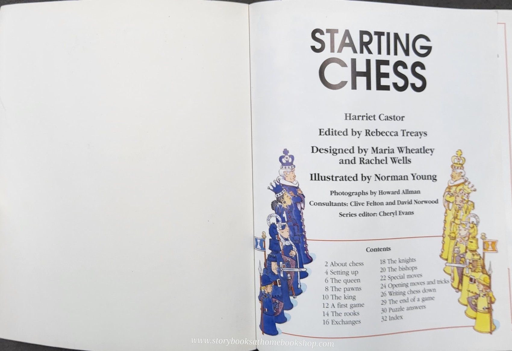 KNOWLEDGE BOOK** 🍅🍓USBORNE STARTING CHESS WITH INTERNET LINKS