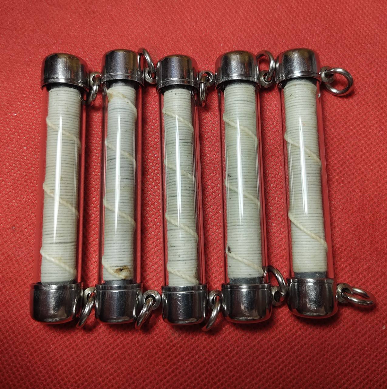 ตะกรุดกันปลอง (กันเสื่อม) อาจารย์เหลี้ยม นาโยง สำนักไชยมงคล ปี 2559 (กันวัตถุมงคล-รอยสักยันต์-คาถาอาคมเสื่อม กันคัดถอนวิชาอาคม)