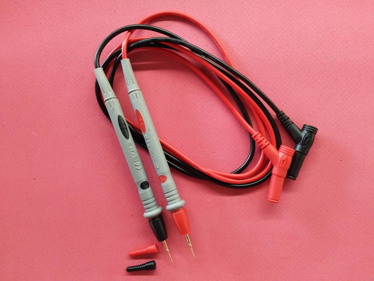 สายมิเตอร์ปลายเข็ม/เแหลม(ปลายเข็มแหลมมาก) คุณภาพดี 20A