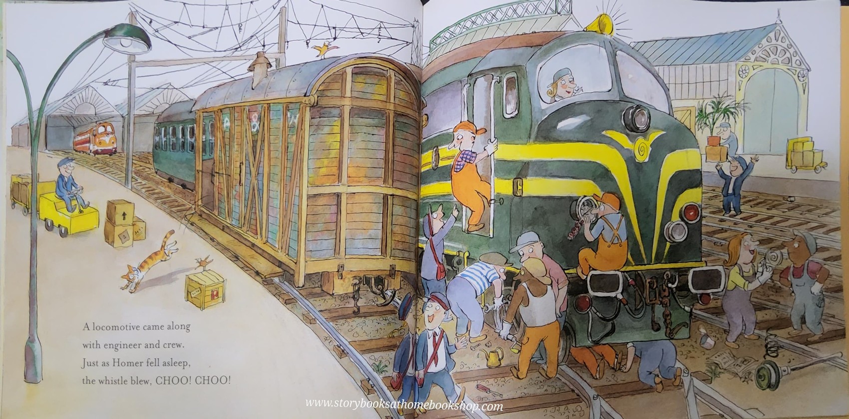 หนังสือนิทานปกอ่อน** 🍅🍓 HOMER THE LIBRARY CAT