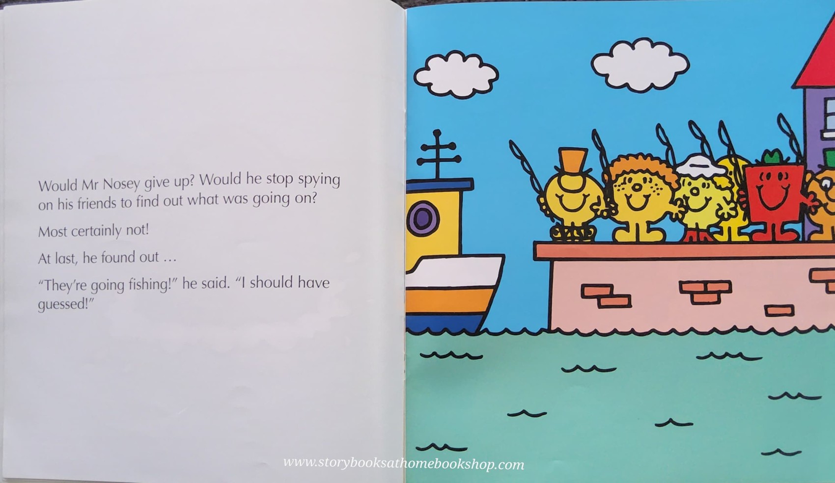 หนังสือนิทานปกอ่อน** 👉LITTLE MISS&MR.MEN👍 🍅🍓MR.NOSEY AND THE EXCELLENT IDEA BY Roger Hargreaues