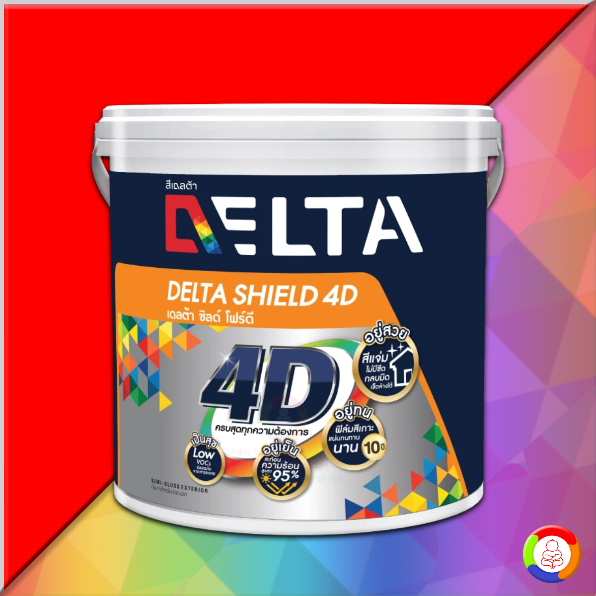 Delta Shield 4D for Exterior Semi-Gloss