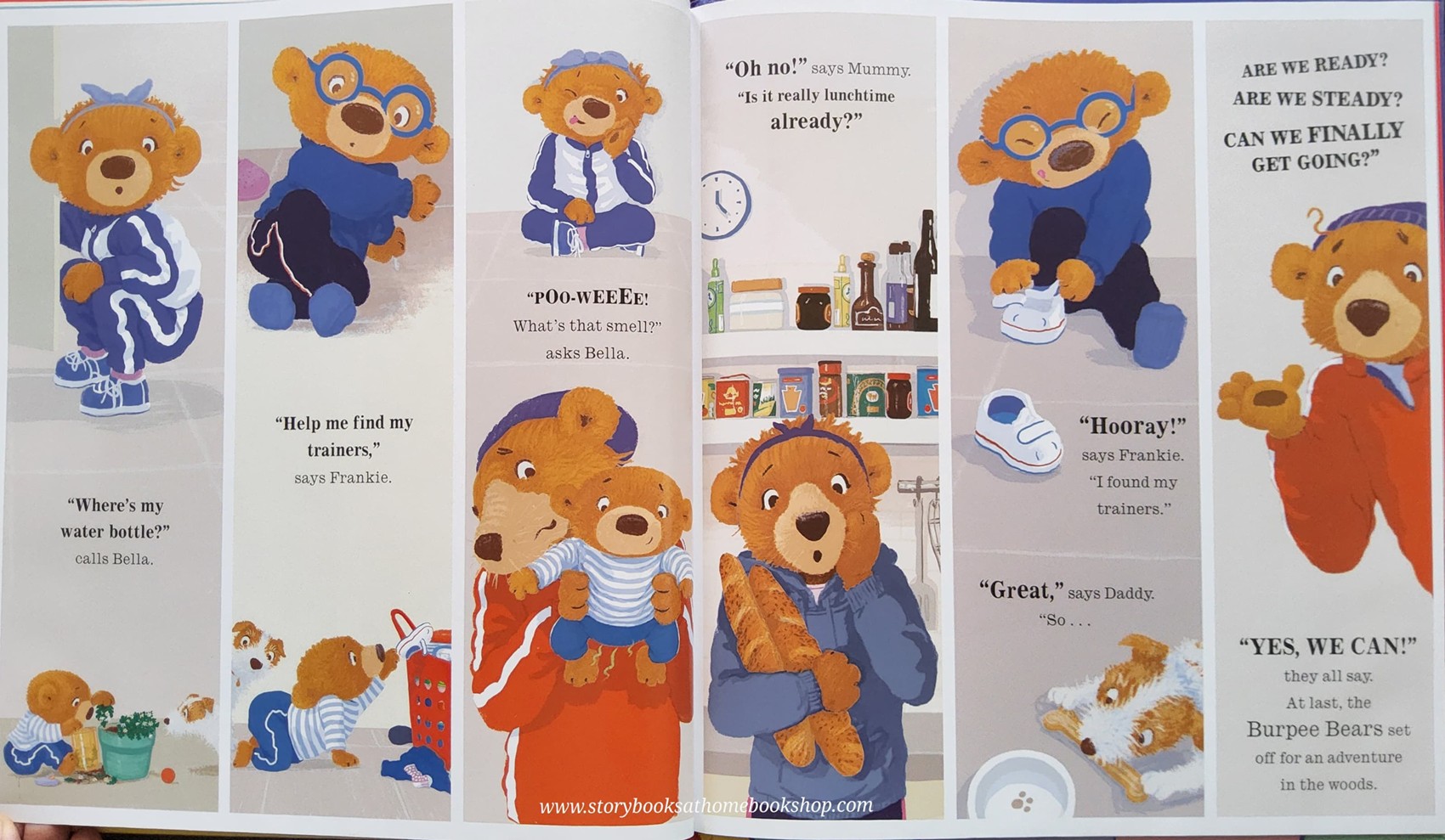 หนังสือนิทานปกแข็ง** 🍓🍓JOE WICKS THE BURPEE BEARS