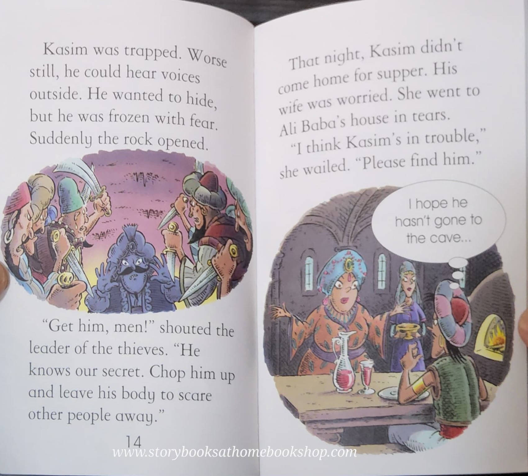 หนังสือนิทานปกอ่อน** 🍅🍓USBORNE YOUNG READING: Ali Baba and the Forty Thieves