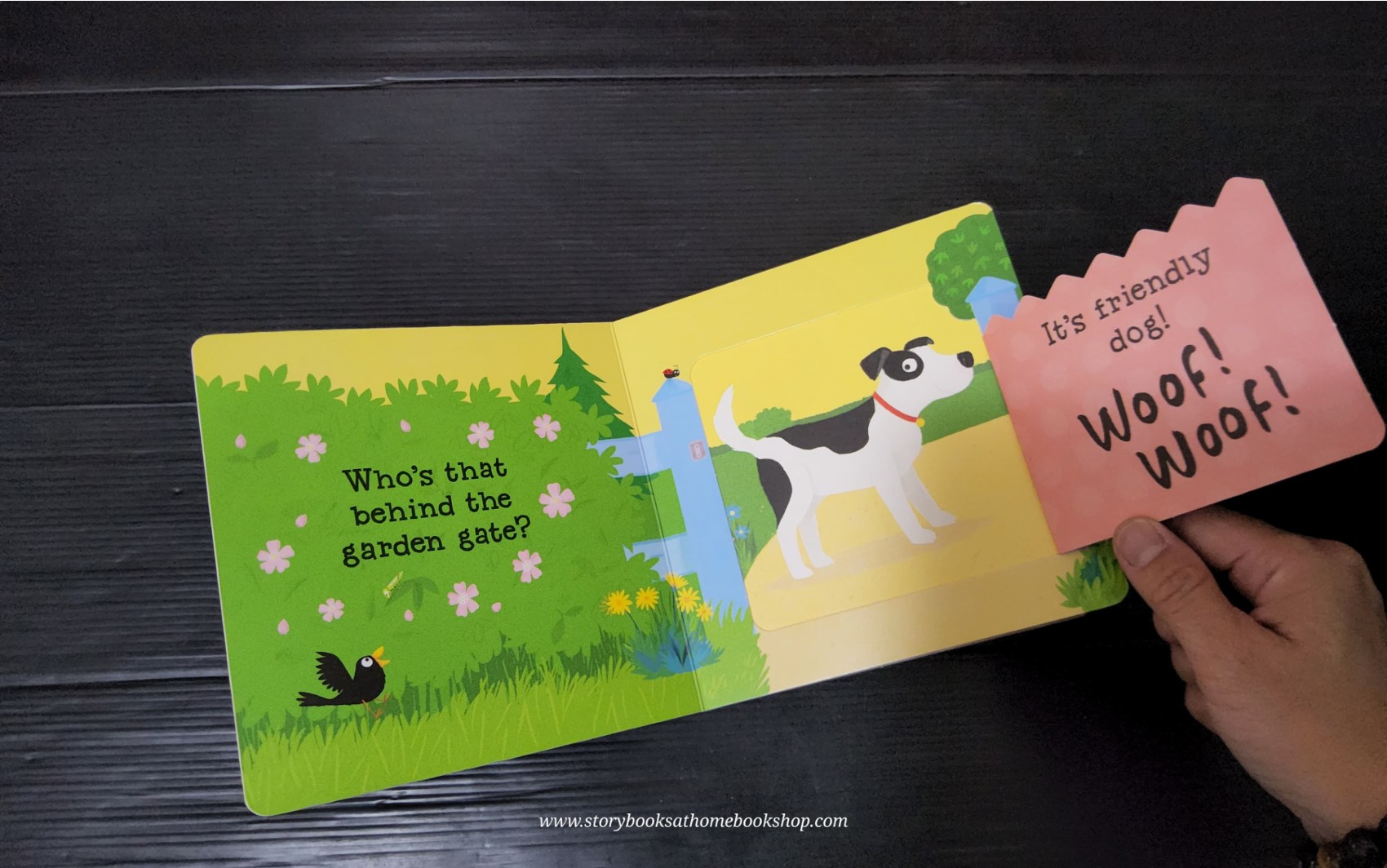 Flap Board Book** 🍅🍓CAN YOU SAY IT TOO? WOOF! WOOF! WITH BIG FLAPS TO LIFT