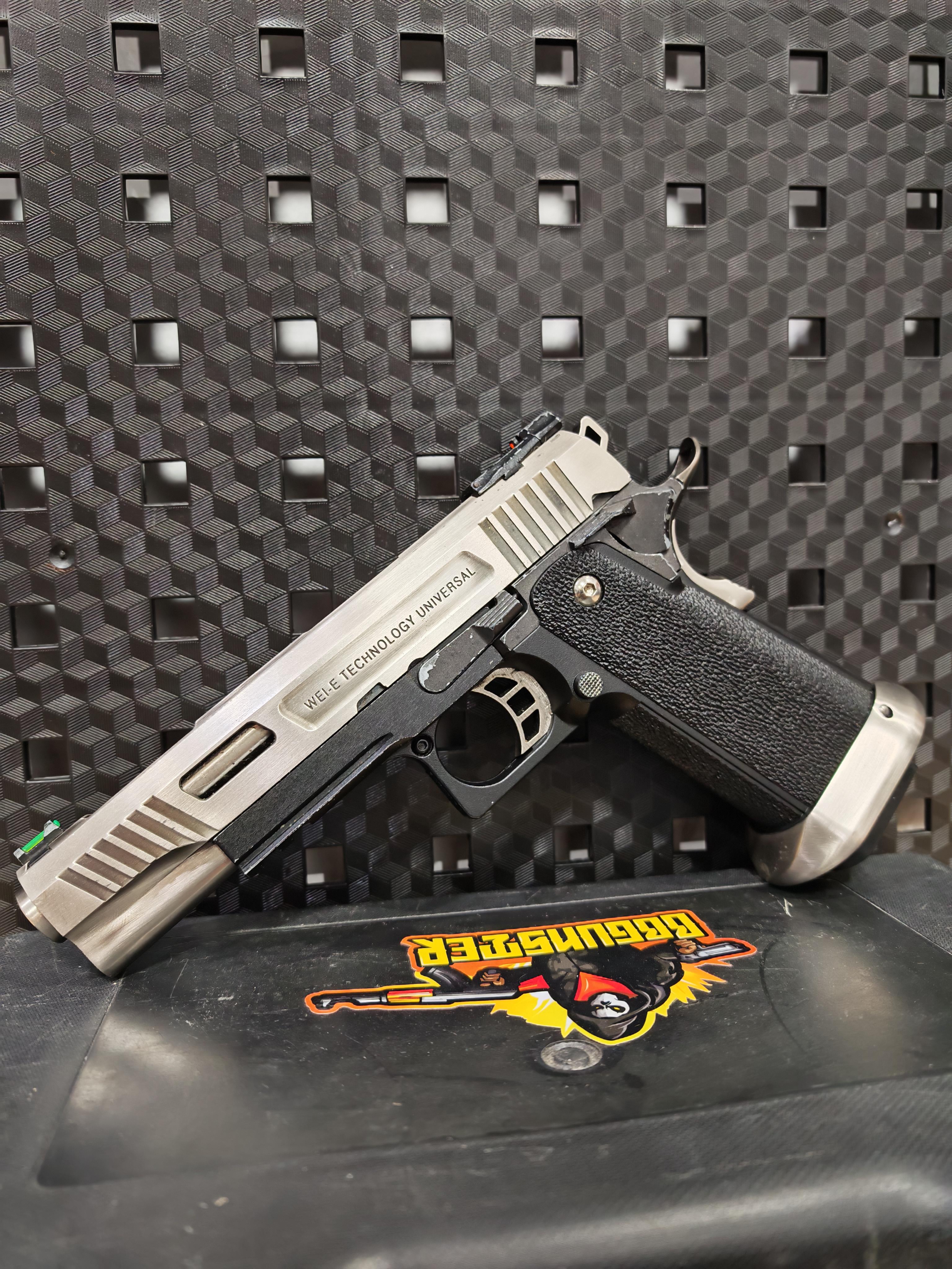 WE Hi-CAPA 5.1 T-REX GBB สีเงิน BB Gun บีบีกัน แบบแก๊ส ปืนอัดลม Airsoft Gun มือสอง