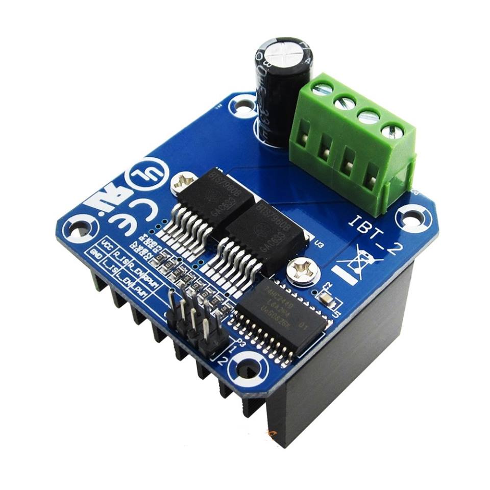 BTS7960 บอร์ดขับมอเตอร์กระแสสูง 6-27V 47A Max Module