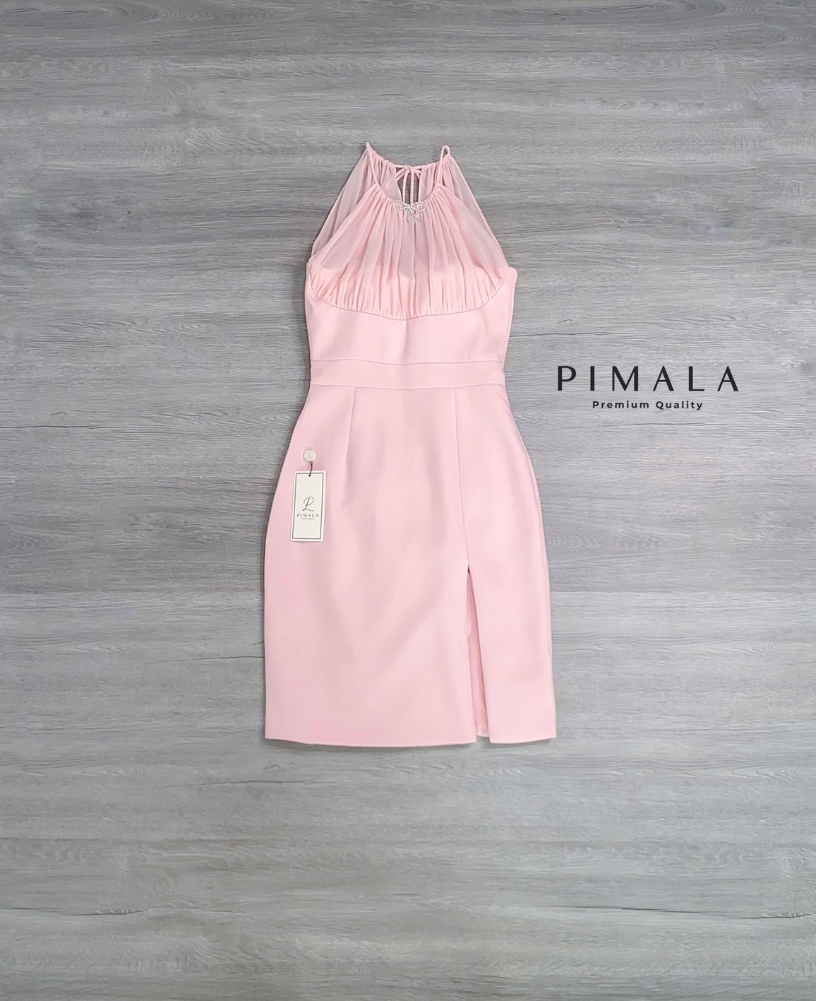 เดรส+เข็มกลัดโบว์เพชรหรู