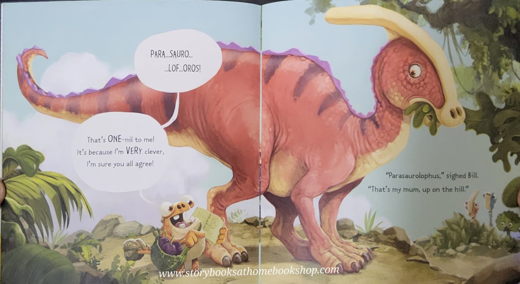 SMALL BOOK **หนังสือนิทานปกอ่อน ** 🍅🍓GIGANTOSAURUS DINO-SPOT BY JONNY DUDDLE