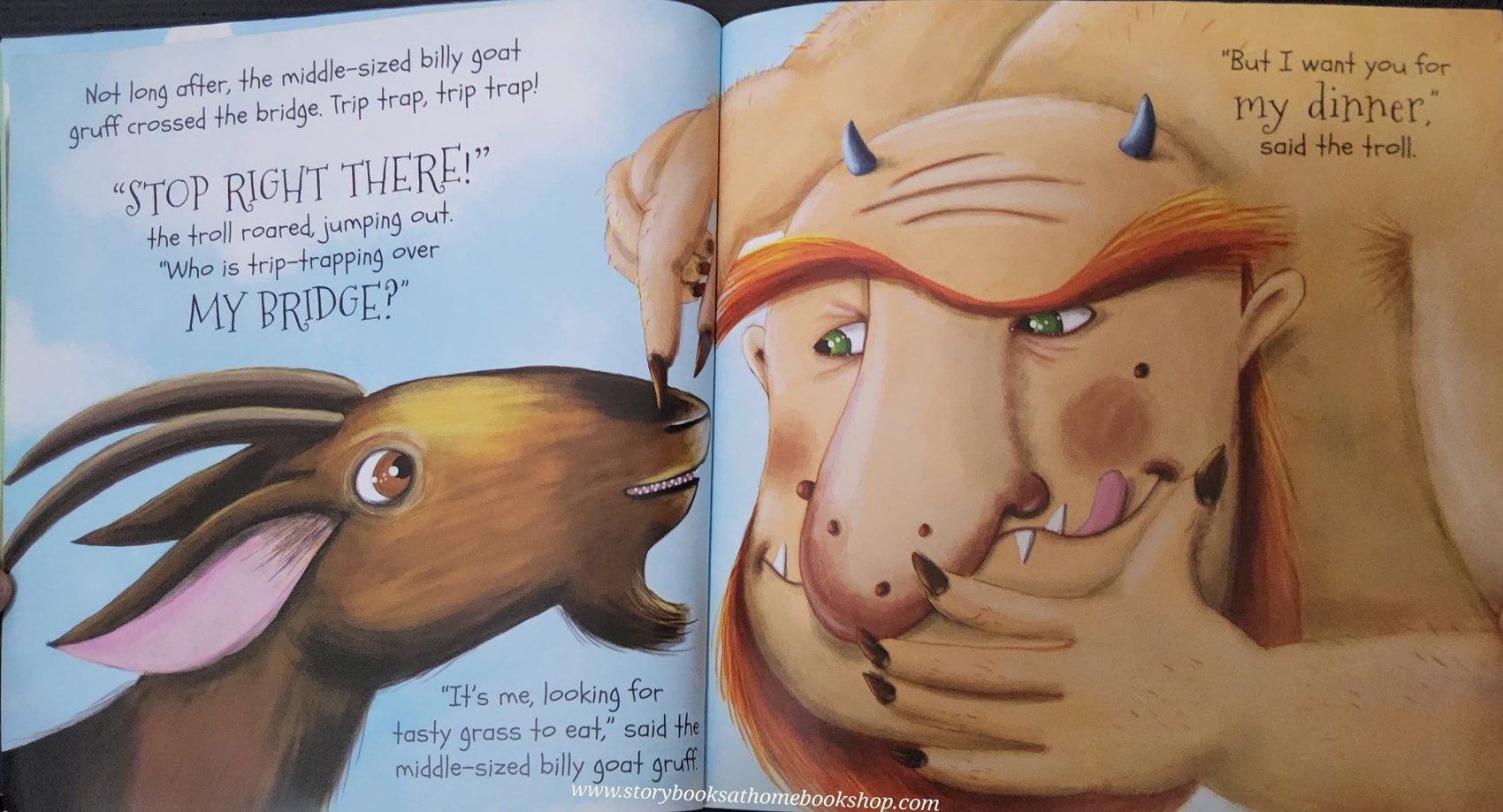 หนังสือนิทานปกอ่อน** 🍅🍓MY FAIRYTALE TIME: THE THREE BILLY GOATS GRUFF