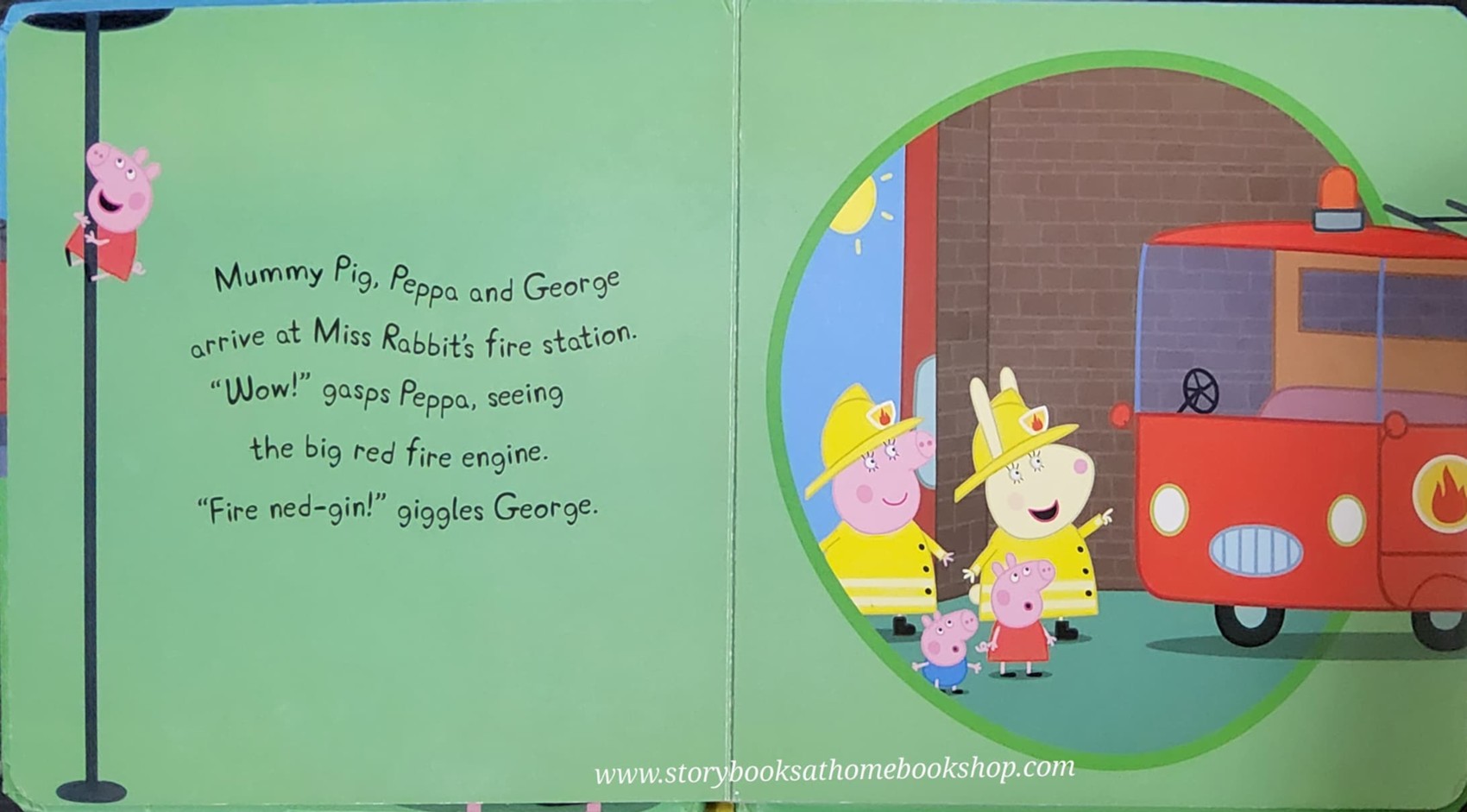 BOARD BOOK** ♥️PEPPA PIG THE FIRE ENGINE