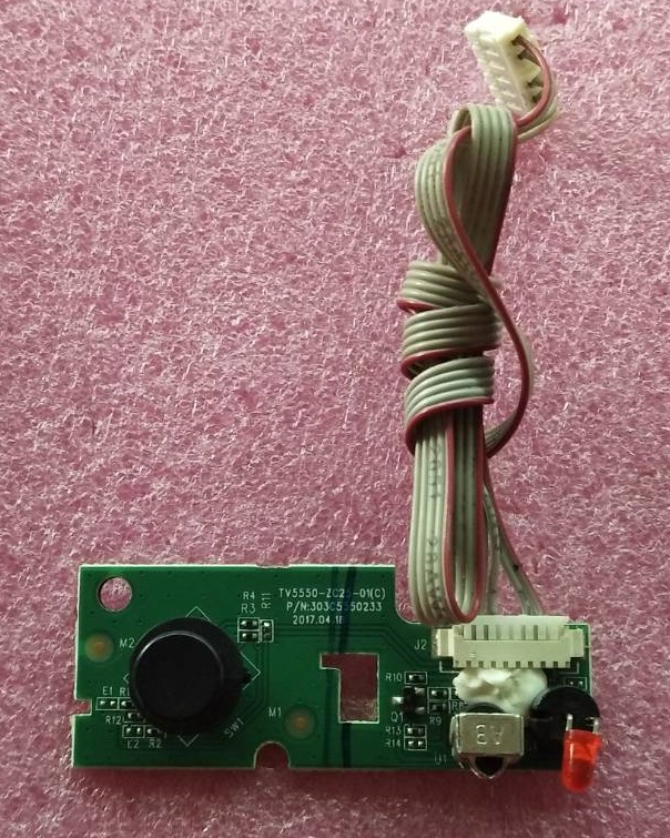 ตัวรับรีโมทย์/คีย์กดทีวี HAIER ไฮเออร์ ของแท้ถอดจากเครื่อง รุ่นLE43K6000