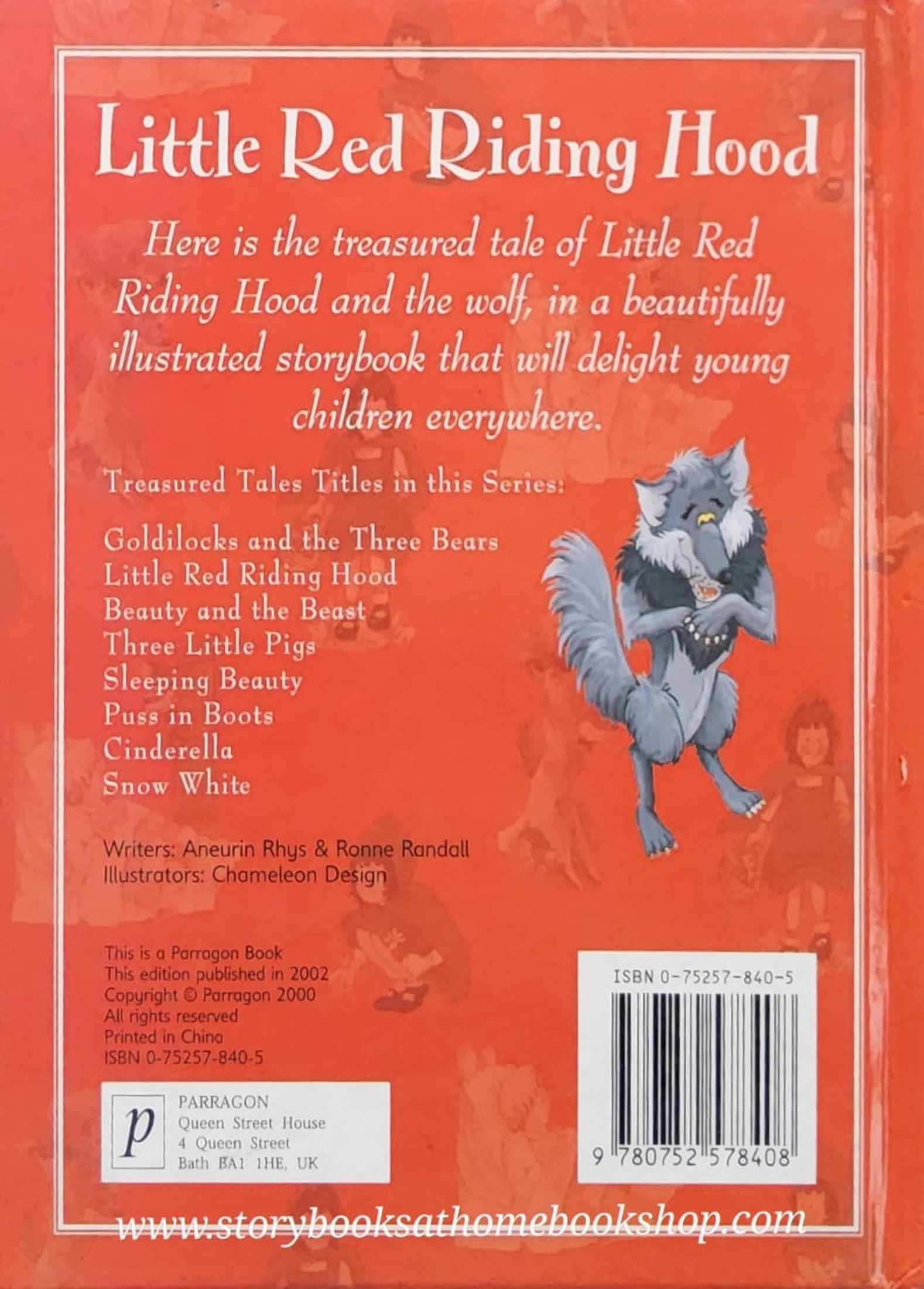 หนังสือนิทานปกแข็ง ** ♥️♥️TREASURED TALES:LITTLE RED RIDING HOOD