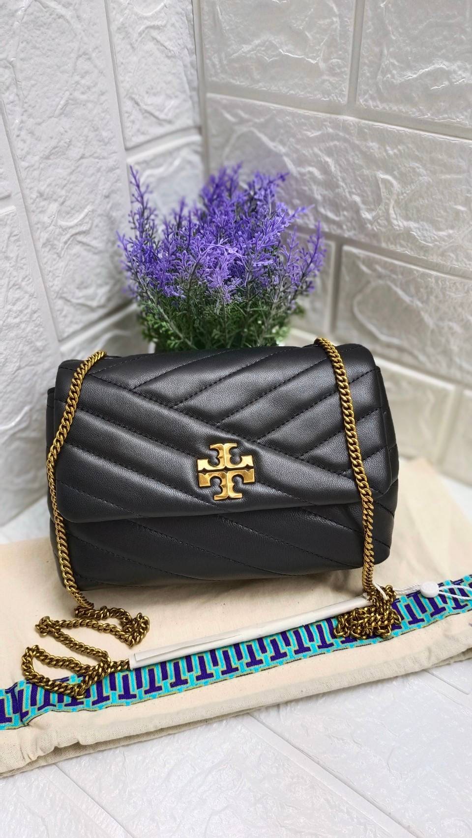 New Tory Burch Kira Chevron Mini Bag