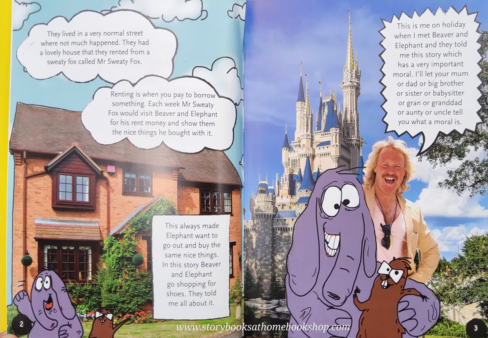 หนังสือนิทานปกแข็ง** ♥️THE BEAVER&THE ELEPHANT