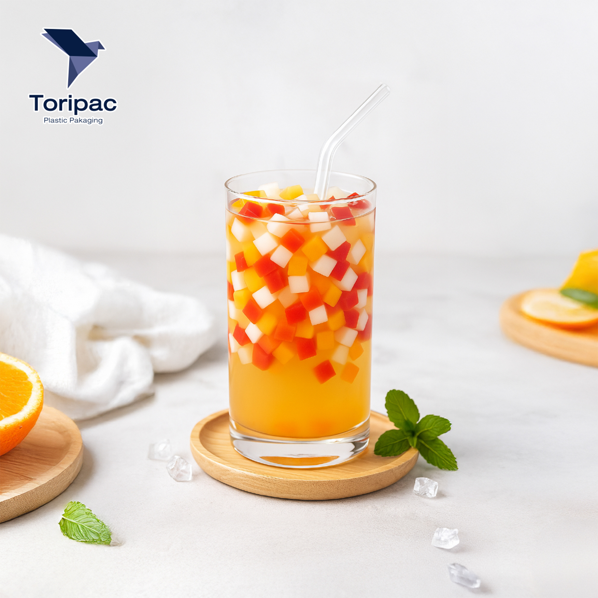 บุกผลไม้รวมเยลลี่ฟรุตสลัด ตรา ติ่งฟง ขนาด 1 กิโลกรัม