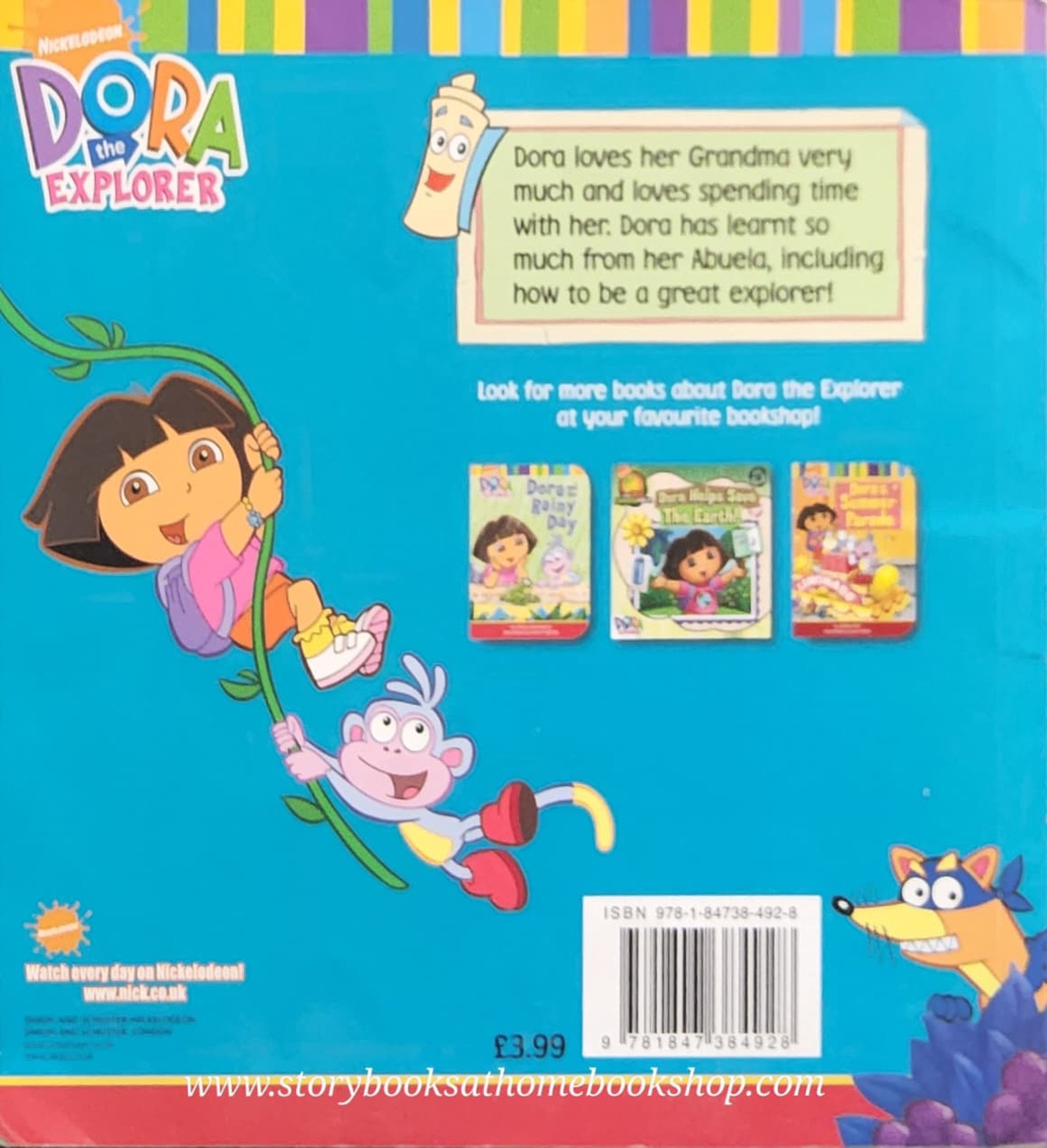 หนังสือนิทานปกอ่อน** 🍅🍓DORA THE EXPLORER:DORA LOVES HER GRANDMA!