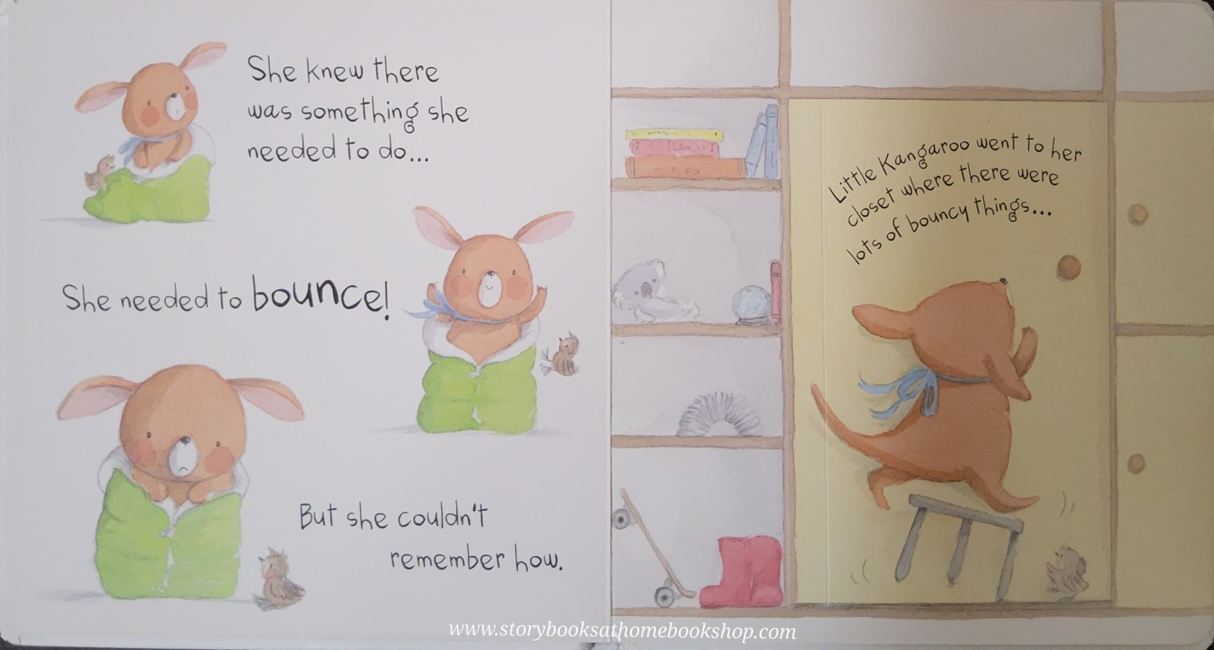 FLAP BOARD BOOK** ♥️THE LITTLE KANGAROO WHO LOST HER BOUNCE