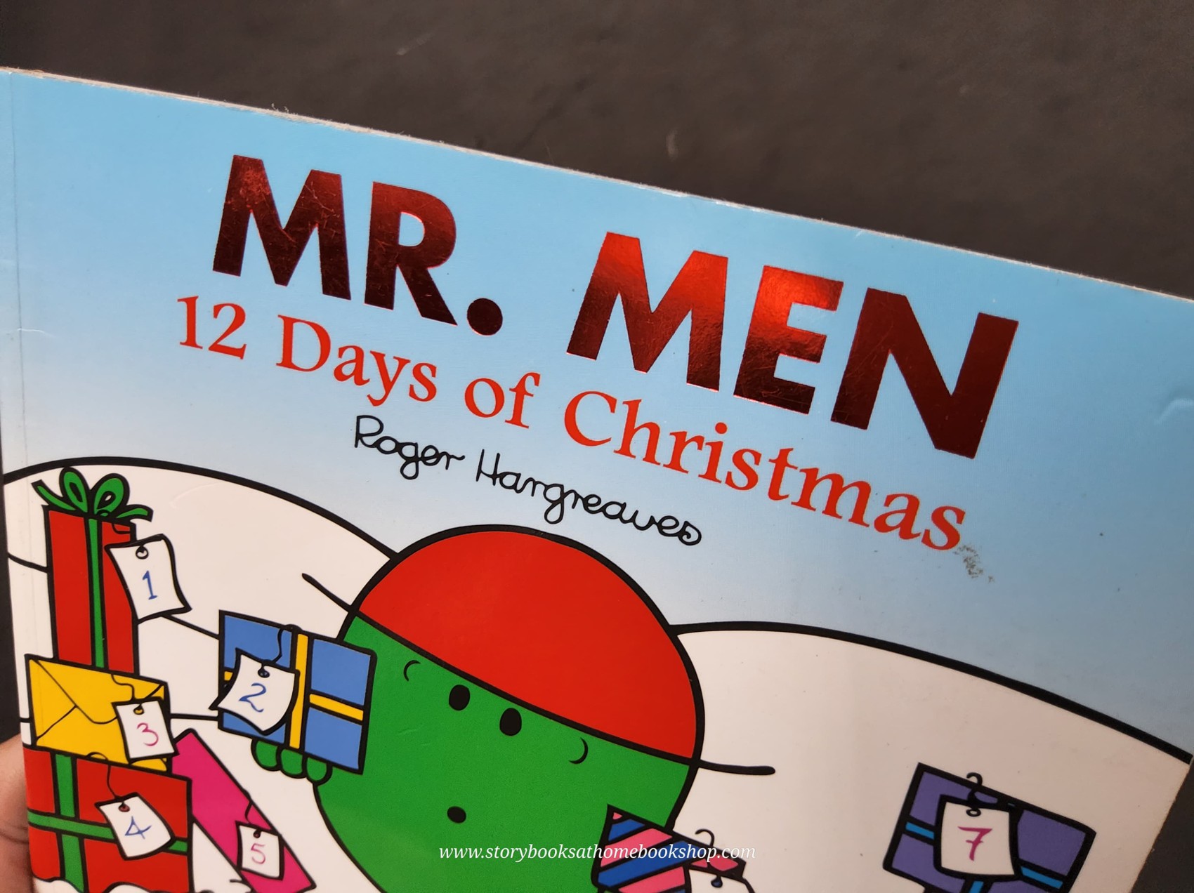 หนังสือ Bestseller Small book** **หนังสือนิทานปกอ่อน** 👉LITTLE MISS&MR.MEN👍 🍅🍅MR.MEN 12 DAYS OF CHRISTMAS by Roger Hargreaues