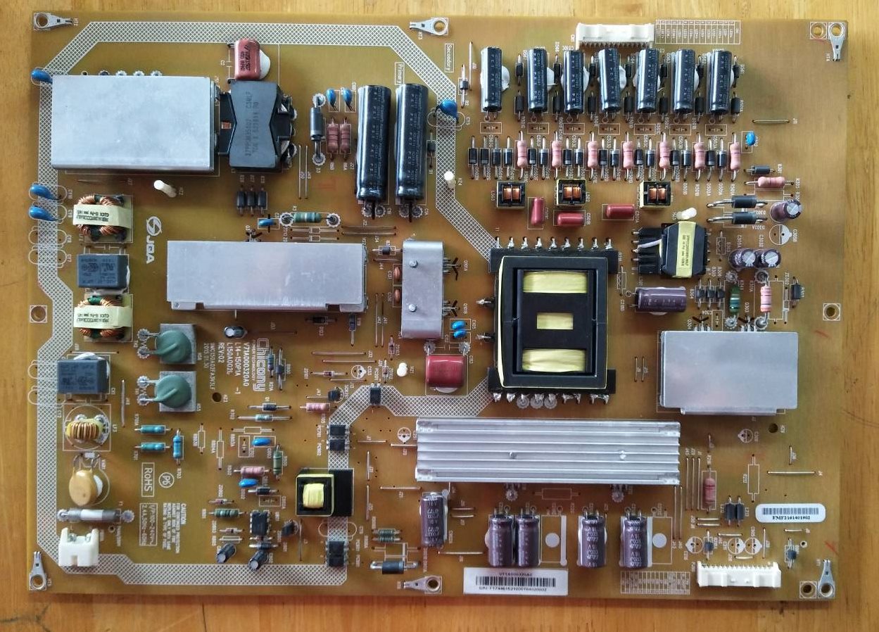 POWER SUPPLY TOSHIBA (ซับพลาย โตชิบา) อะไหล่แท้/ของถอด ใช้กับรุ่น 55L5550VT :55L2550VT พาร์ท V71A000320A0