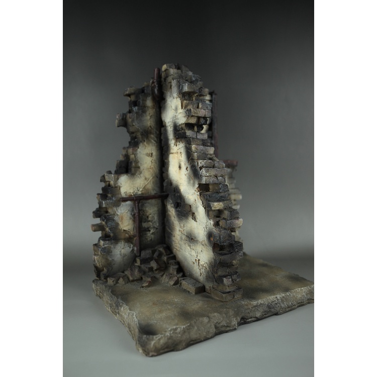 Diorama 1/6 งานฉากไดโอราม่า ฉากซากกำแพงสูง32CM งานผ้า 1/6 12นิ้ว