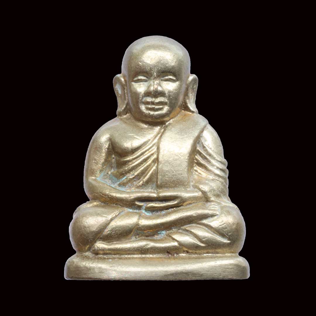 หลวงพ่อเงิน วัดบางคลาน รุ่นกองทุน 53 (พิมพ์นิยม) เนื้ออัลปาก้า หมายเลข 14965