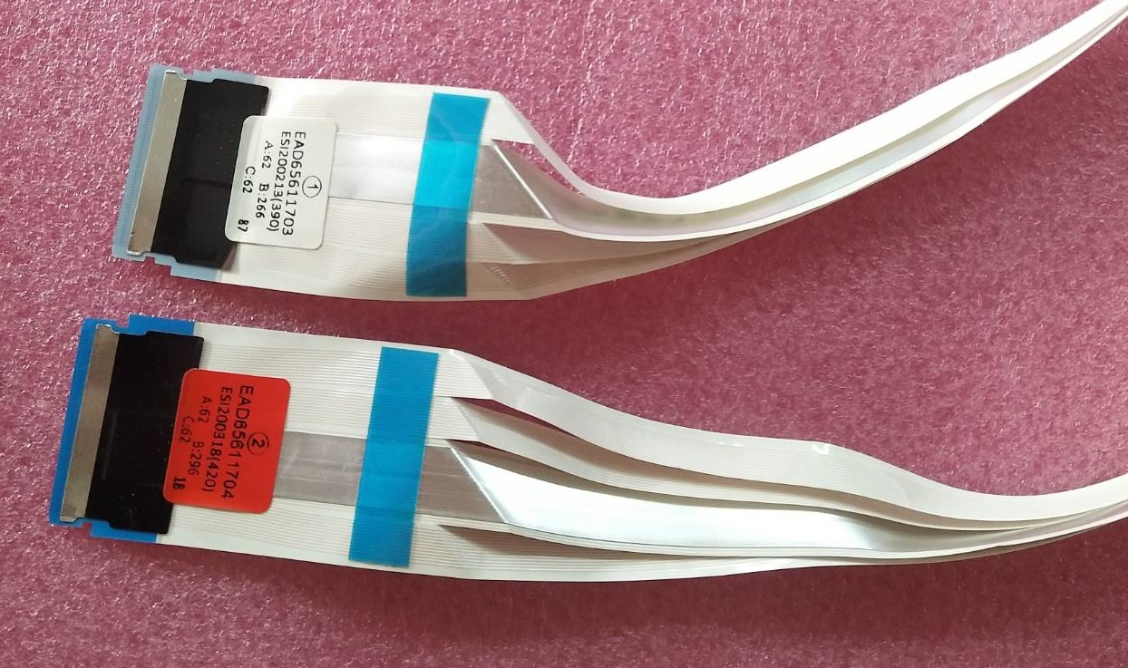 สายแพ LG แอลจี) อะไหล่แท้/มือสองพร้อมใช้งาน พาร์ทEAD65611703 EAD65611704 ใช้กับรุ่น 43UP7750PTB 43UM7300PTA 43UM7100PTA