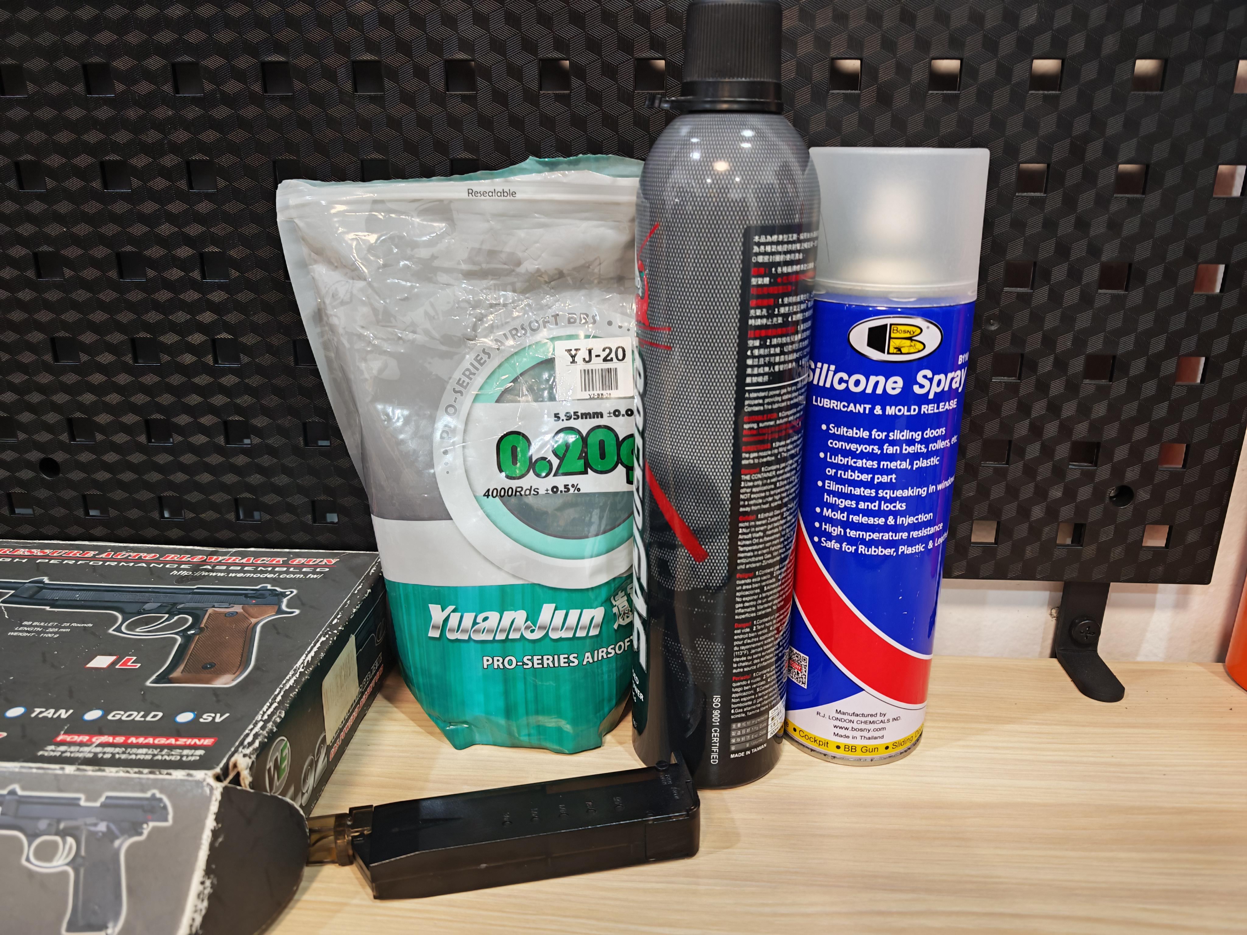 WE Beretta M92 Semi Version GBB ดำ พร้อมเล่น ไต้หวัน BB Gun บีบีกัน แบบแก๊ส ปืนอัดลม มือสอง Airsoft Gun