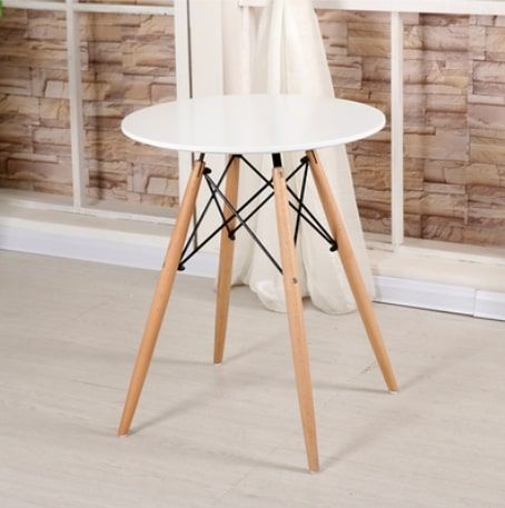 Side Table โต๊ะไม้กลม สไตล์โมเดิร์น โต๊ะวางข้างโซฟา 70x74x60cm