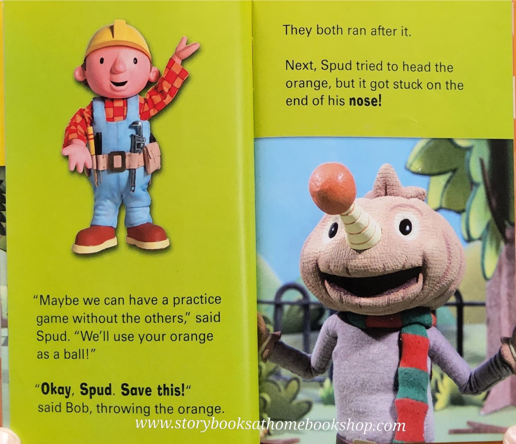 หนังสือนิทานปกแข็ง ** ♥️BOB THE BUILDER BOB AND THE GOALIE