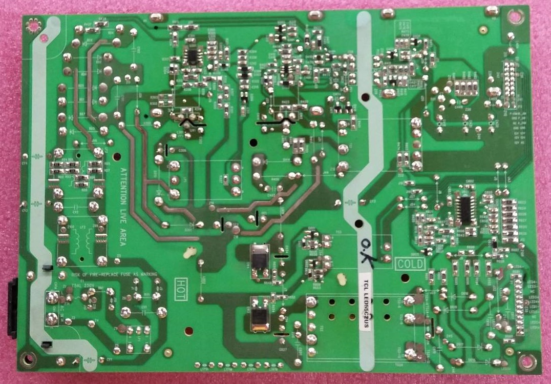 POWER SUPPLY TCL(ซับพลาย ทีซีแอล) ของแท้ถอดจากเครื่อง รุ่นLED55C2US พาร์ท 40-L141H4-PWF1CG