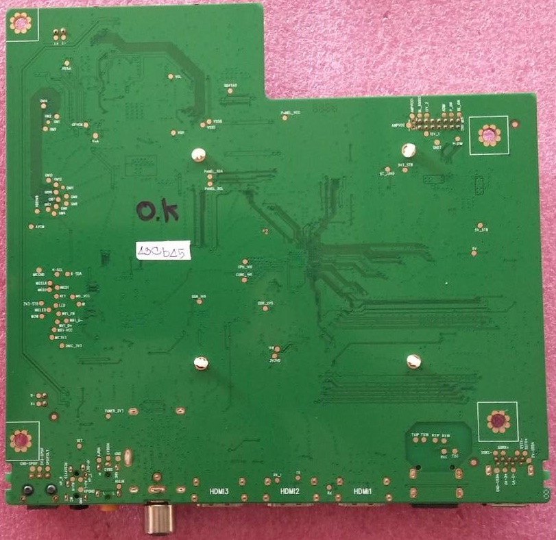 เมนบอร์ดทีวี ทีซีแอล TCL ของแท้มือสองพร้อมใช้งาน รุ่น 43T635 43C645 พาสบอร์ด 40-R51MPF-MAC2HG