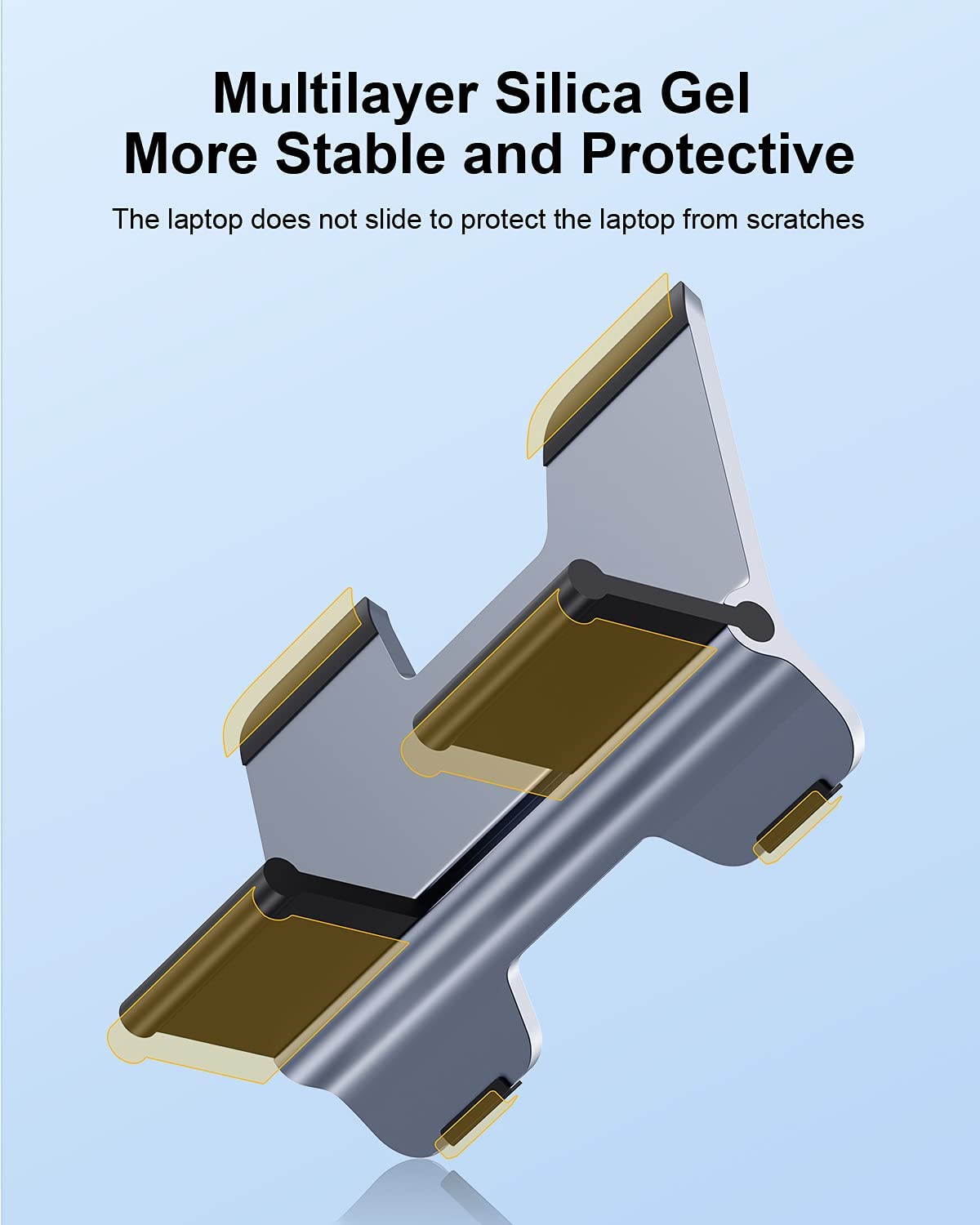 [ออกใบกำกับภาษีได้]พร้อมส่งจาก กทม Hagibis ขาตั้งแล็ปท็อปแนวตั้งเดสก์ท็อปแรงโน้มถ่วงอลูมิเนียมแท่นวางโน้ตบุ๊ค Space-Saving