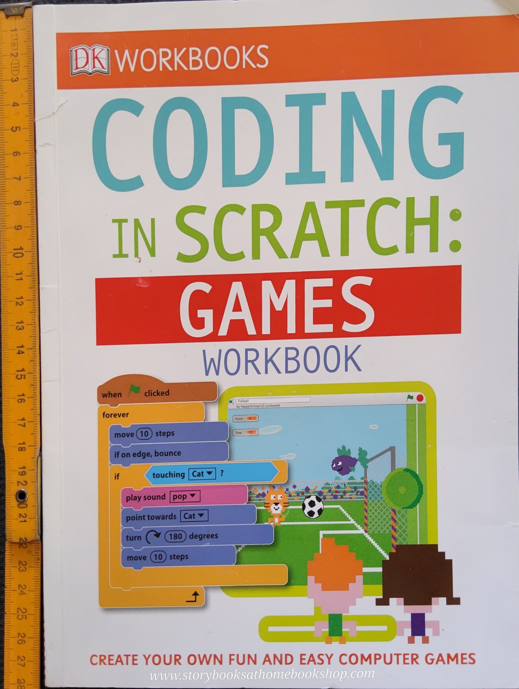 KNOWLEDGE BOOK** ♥️♥️DK WOKBOOKS CODING IN SCRATCH:GAMES