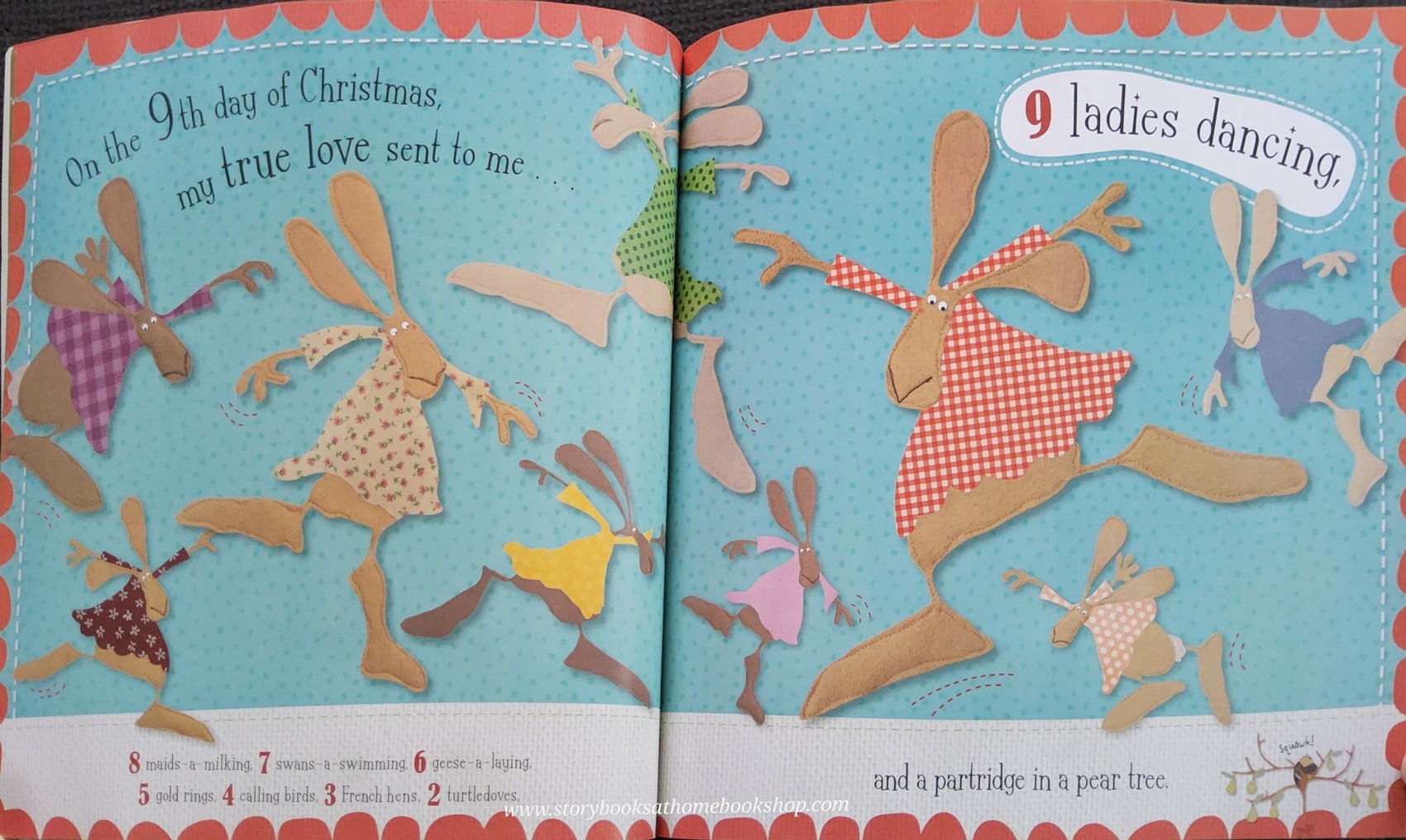 หนังสือนิทานปกอ่อน** 🍅🍓THE TWELVE DAYS OF CHRISTMAS