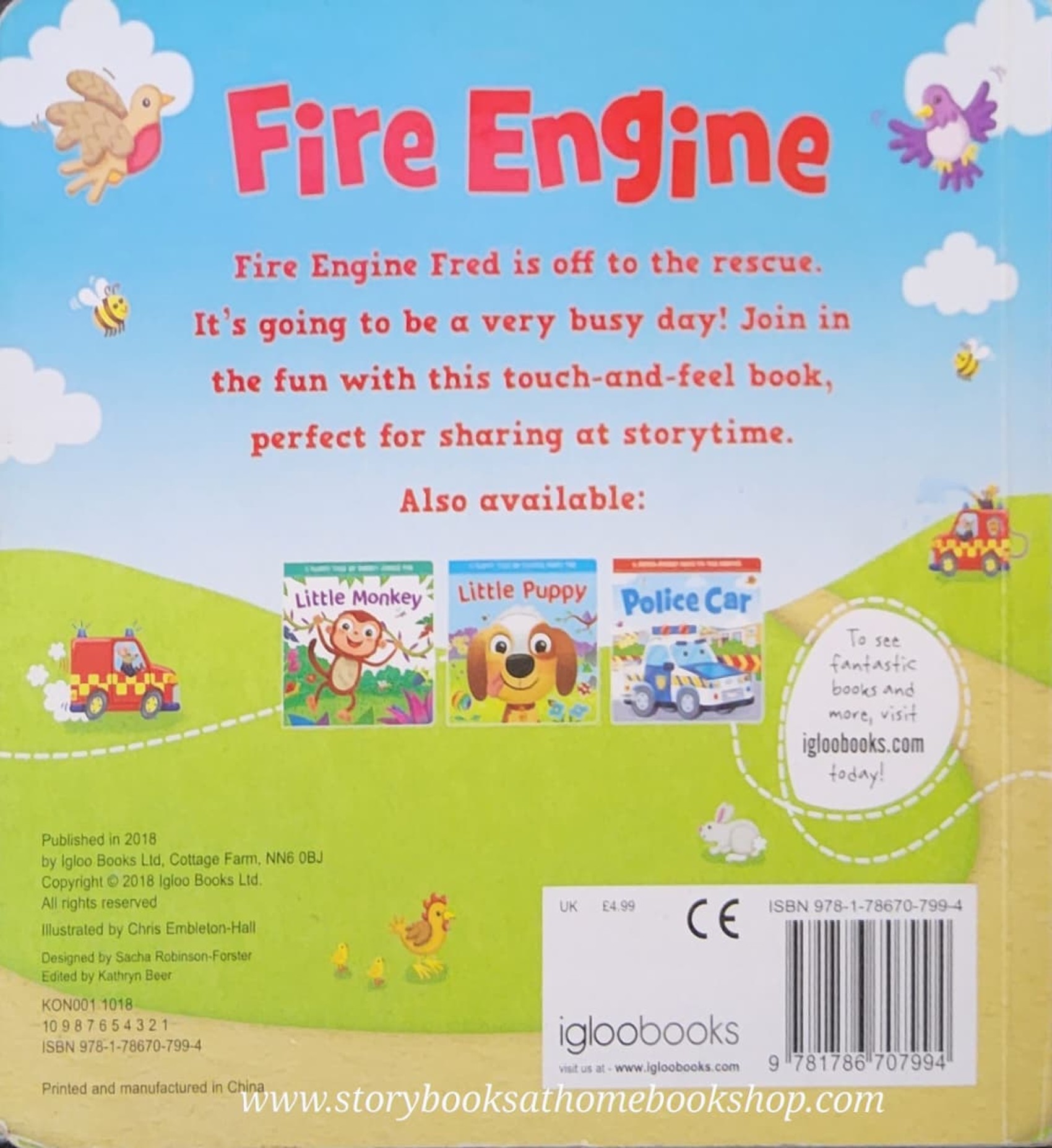 BOARD BOOK ** ♥️♥️FIRE ENGINE
