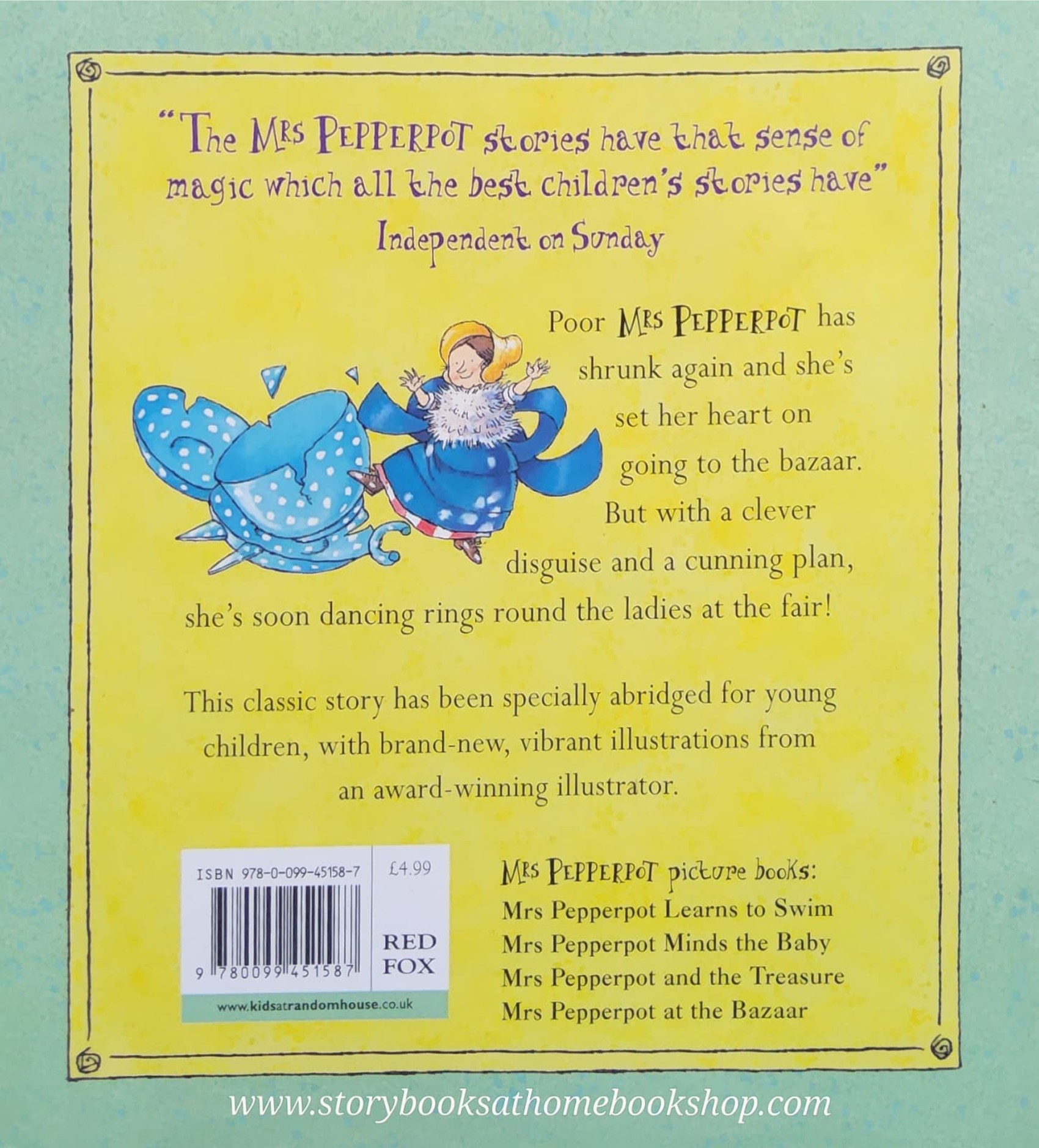หนังสือนิทานปกอ่อน ** 🍅🍓MRS PEPPERPOT AT THE BAZAAR