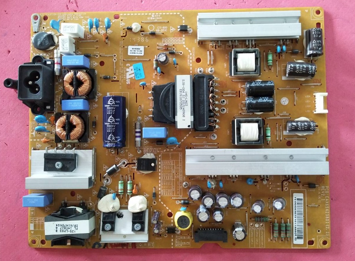 เพาเวอร์ซัพพลาย LG 49LB551T,49LB561T,49LB620T,50LB582T,50LB650T,55LY340C,55LB582T,60LB582T,60LB650T พาร์ทEAY63072101 EAY63072001 EAX65423801