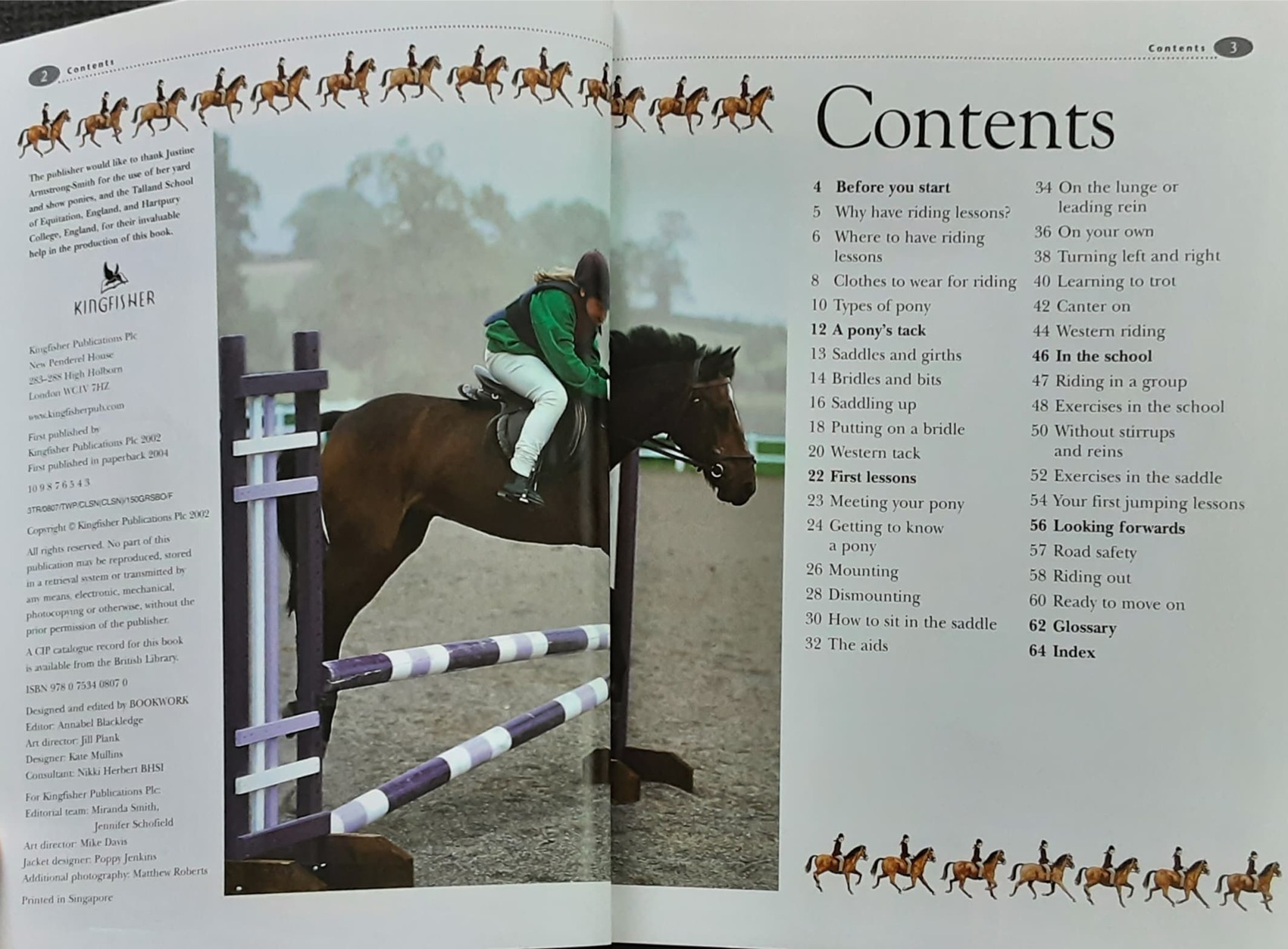 หนังสือความรู้ KINGFISHER RIDING CLUB:FIRST RIDING LESSONS